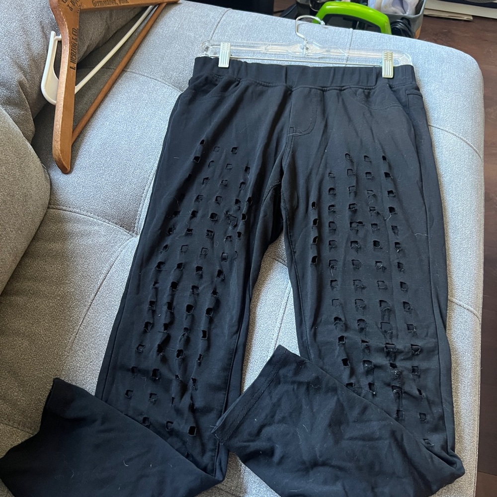 Stylish Vintage Black Leggings